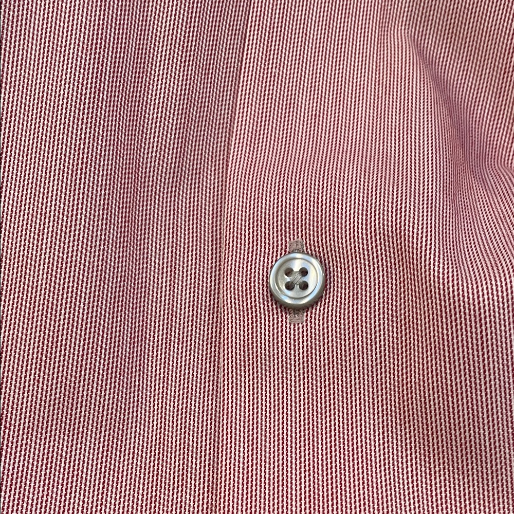 Calvin Klein Men's Light Red Dress Shirt - Picture 11 of 15